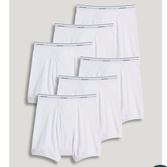 Jockey® Classic 5" Boxer Brief - 2 Pack each total 4 Black XXXL NWT in packaging - Picture 2 of 6